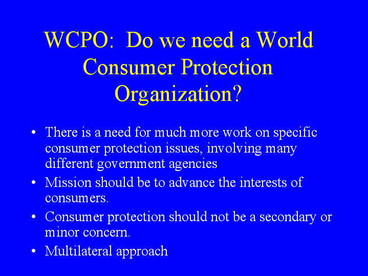 need for consumer protection